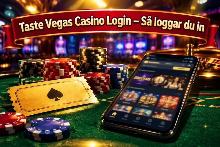 Taste Vegas Casino Login - Så loggar du in