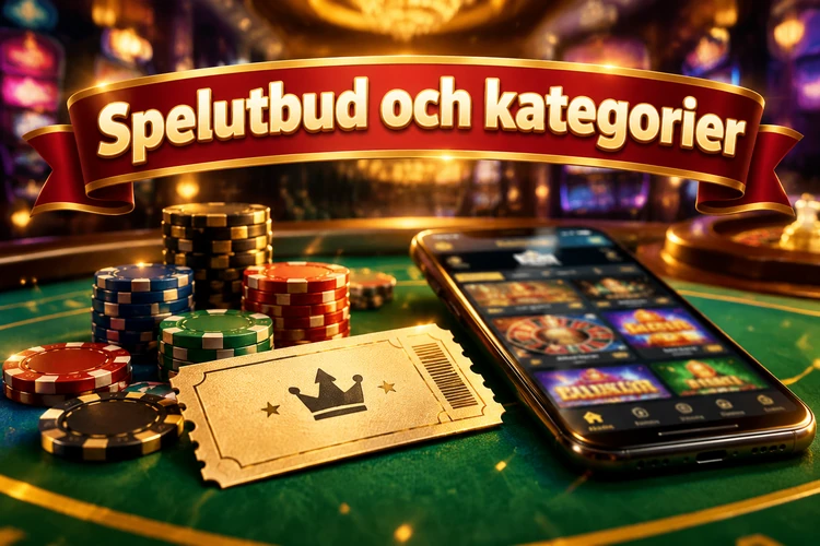 Spelutbud och kategorier